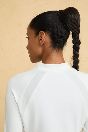 Women’s Seamline Mock-Neck Performance Top - FAMILYWEAR