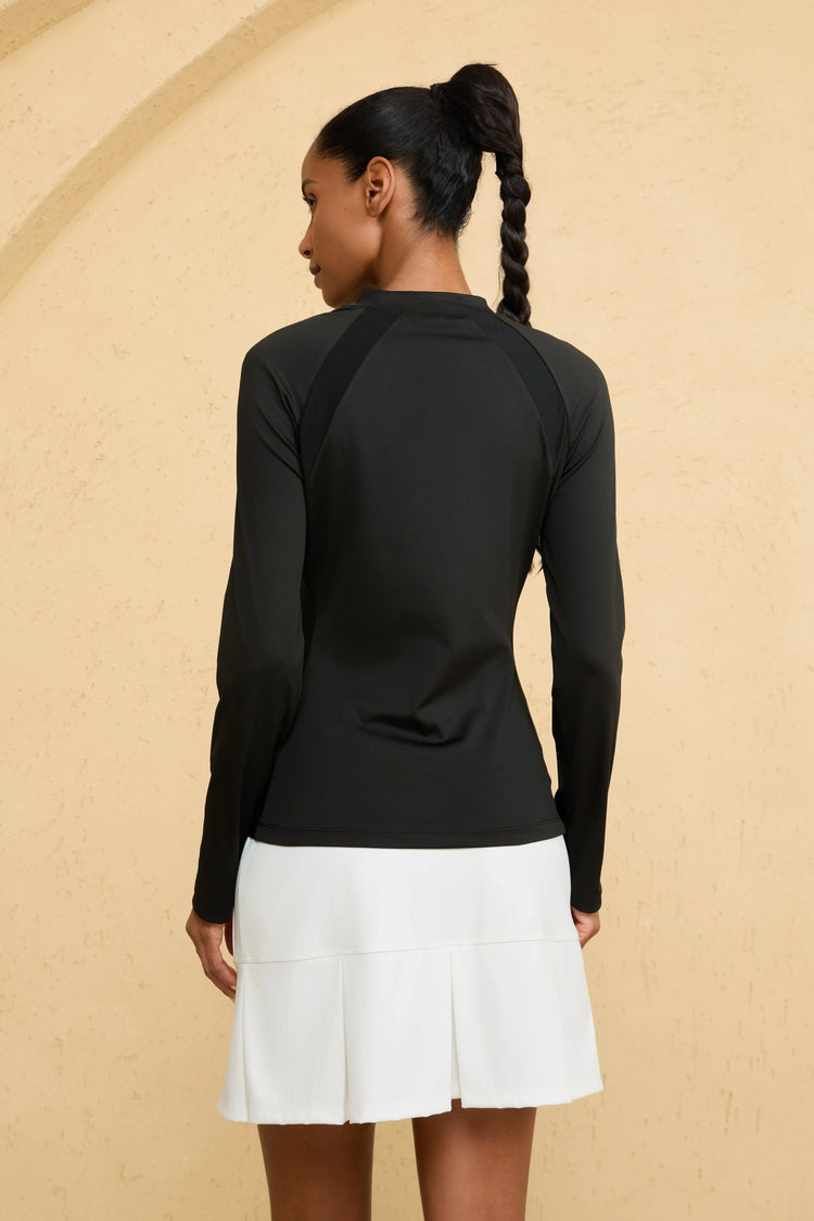 Women’s Seamline Mock-Neck Performance Top - FAMILYWEAR