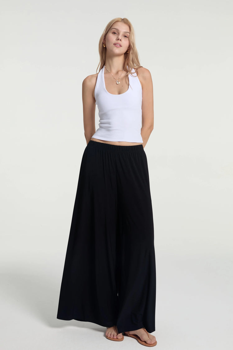 Women’s Fluid Wide-Leg Trousers - FAMILYWEAR