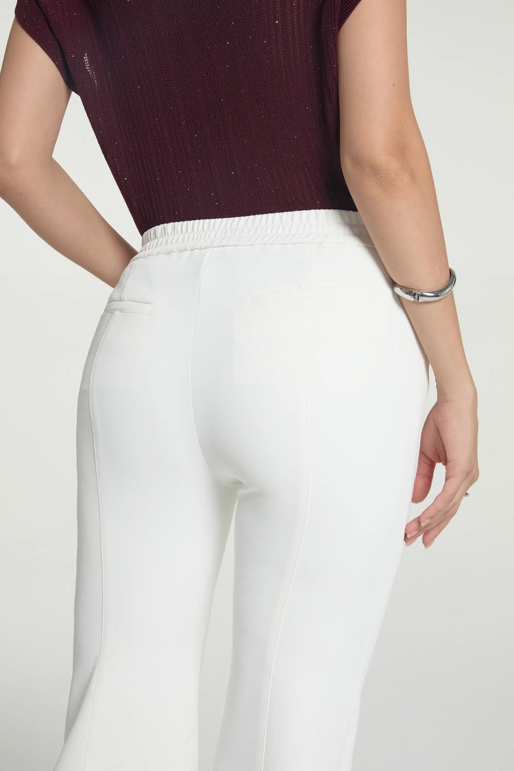 Women’s Tailored Kick-Flare Trousers - Porcelain Cream
