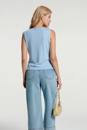 Women’s Charm-Embellished Knit Tank - FAMILYWEAR