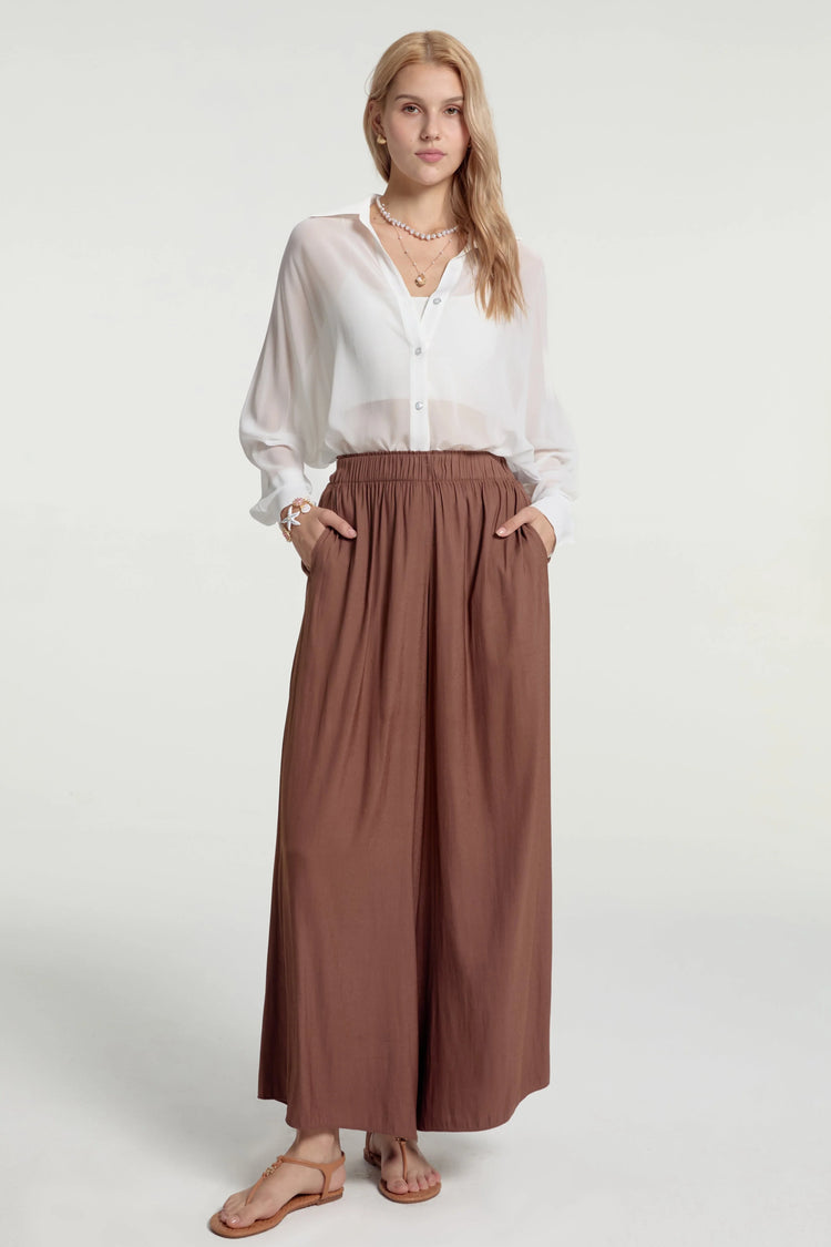 Women’s Flow Drape Palazzo Pants - FAMILYWEAR
