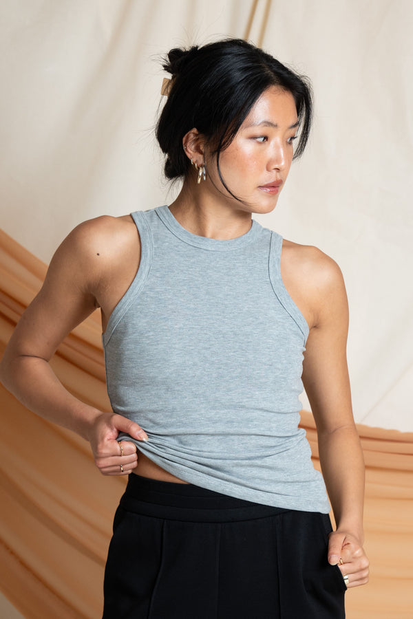 Women’s Refined Tencel™ Wool Tank - Heather Grey