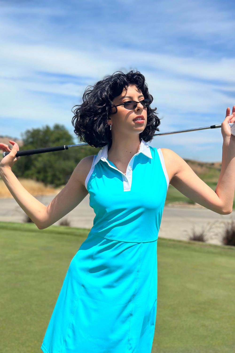 Women’s Sleeveless Performance Golf Dress 36“ - FAMILYWEAR