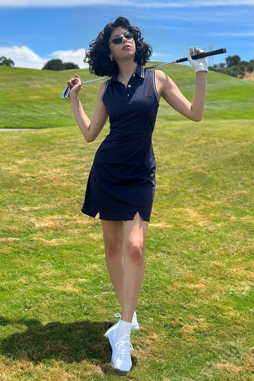 Women’s Sleeveless Polo Golf Dress 36“ - FAMILYWEAR