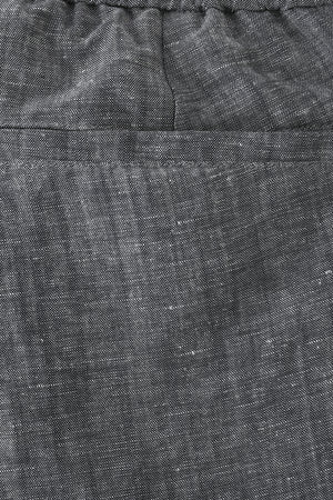 Men’s Linen-Blend Drawstring Trousers - Heather Grey