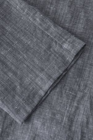Men’s Linen-Blend Drawstring Trousers - Heather Grey
