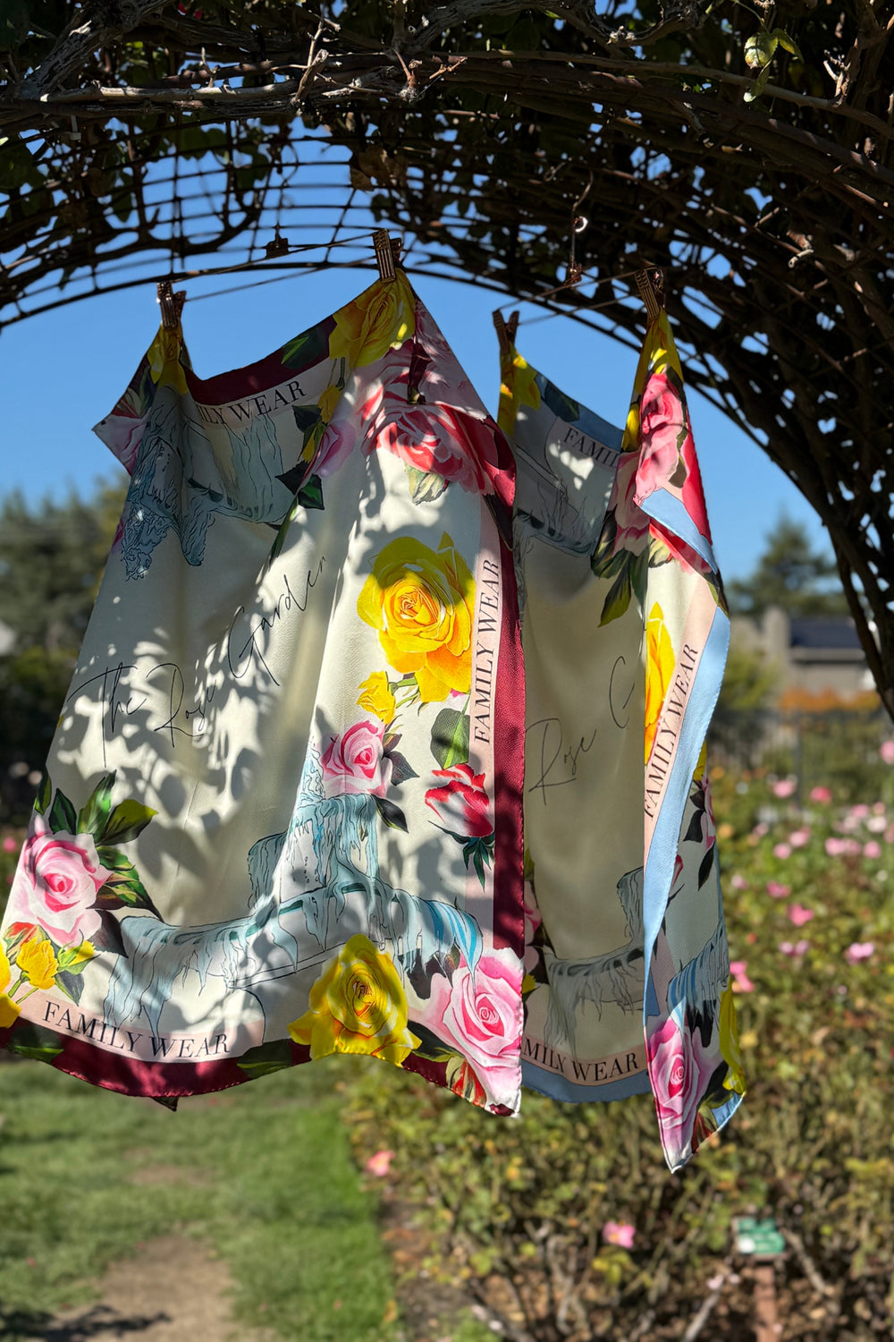 Double-Sided Printed Silk Scarf