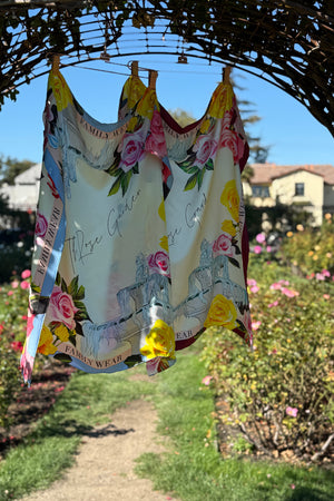 Single-Sided Printed Silk Scarf