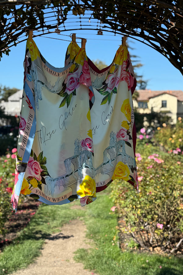 Single-Sided Printed Silk Scarf