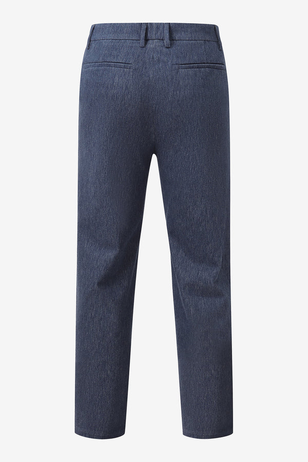 Men’s Structured Denim Trouser - Indigo Rinse