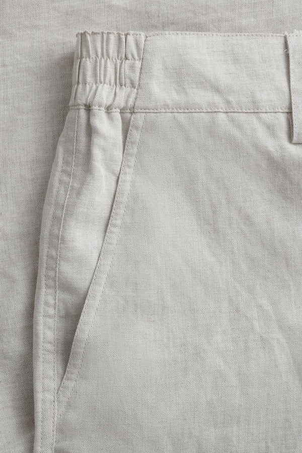 Men’s Linen-Blend Tailored Shorts - FAMILYWEAR