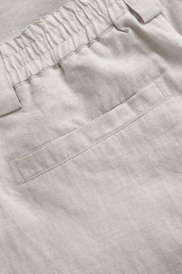 Men’s Linen-Blend Tailored Shorts - FAMILYWEAR