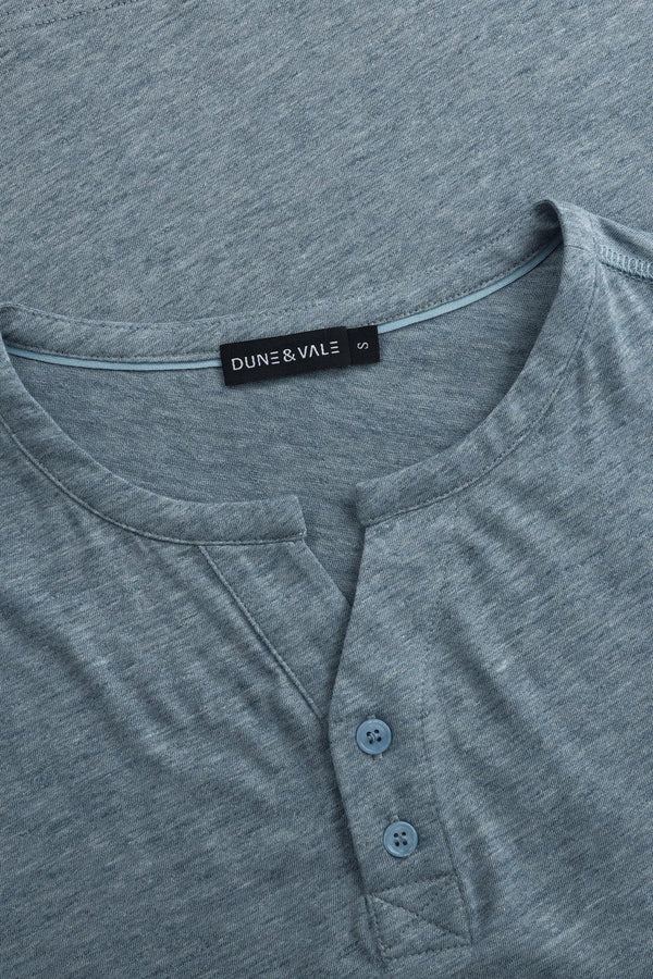Men’s Modern Knit Henley Tee - FAMILYWEAR