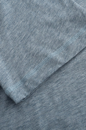 Men’s Modern Knit Henley Tee - Steel Blue