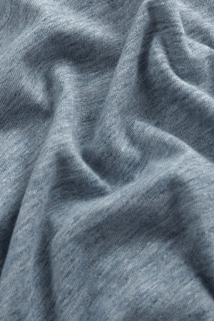 Men’s Modern Knit Henley Tee - Steel Blue