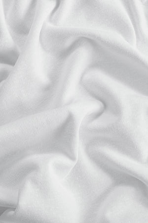 Men’s Cotton Linen Crewneck Tee - Pure White