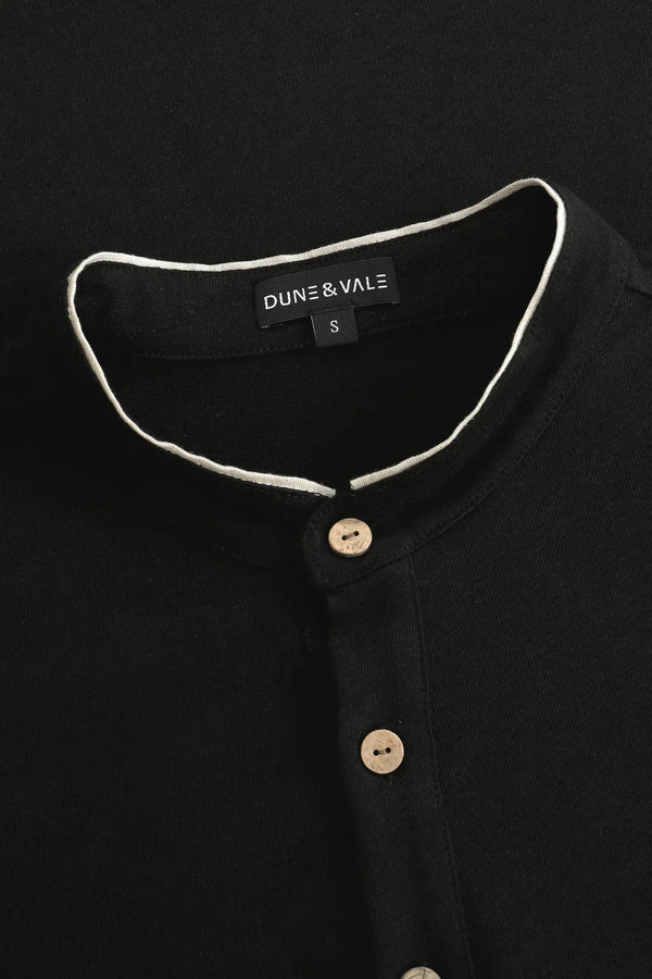 Men’s Elevated Button-Neck Henley - FAMILYWEAR