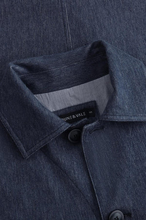 Men’s Utility Denim Overshirt Jacket - FAMILYWEAR