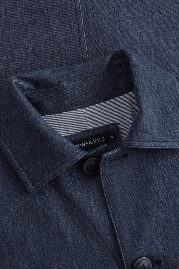 Men’s Utility Denim Overshirt Jacket - FAMILYWEAR