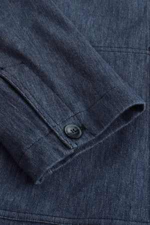 Men’s Utility Denim Overshirt Jacket - FAMILYWEAR