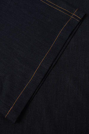Women’s Tailored Wide-Leg Denim Trousers – Ink Rinse