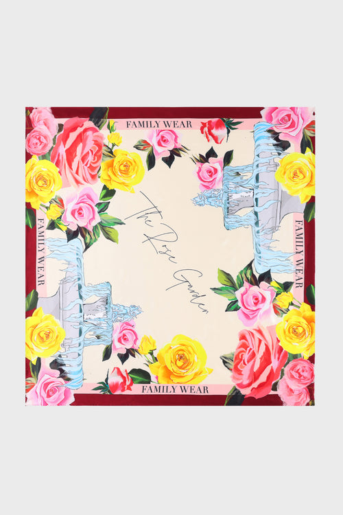 Single-Sided Printed Silk Scarf