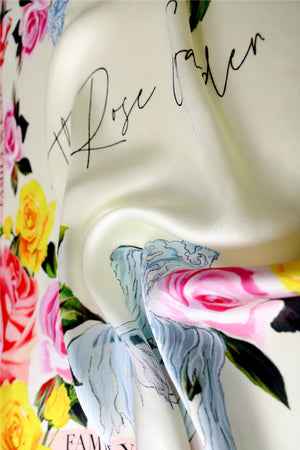 Single-Sided Printed Silk Scarf