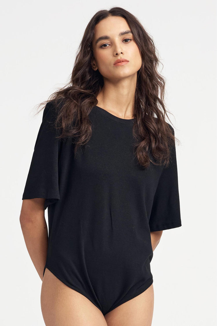 Women’s Essential Tee Bodysuit - Black
