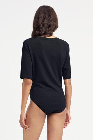Women’s Essential Tee Bodysuit - Black