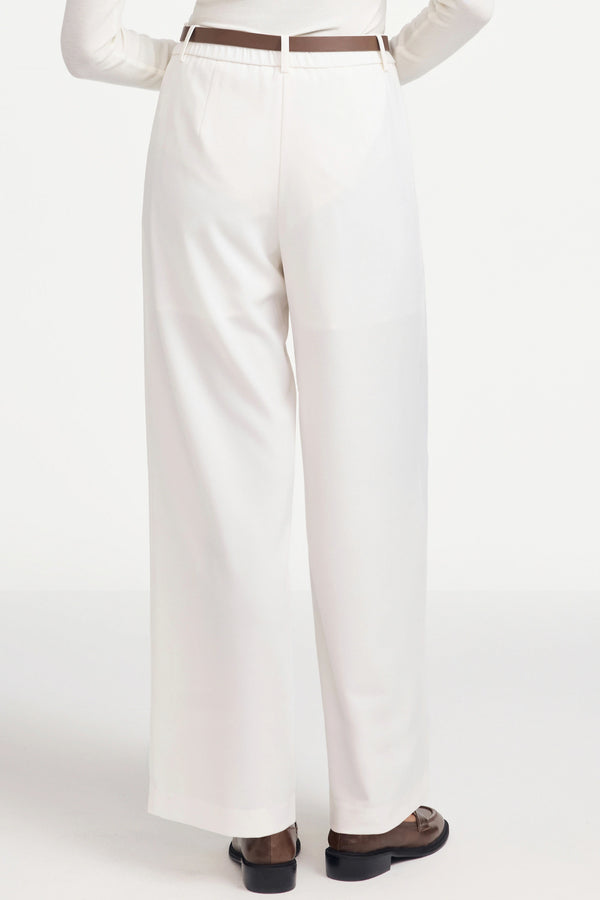Women’s Flow Tailored Trousers - Ivory White