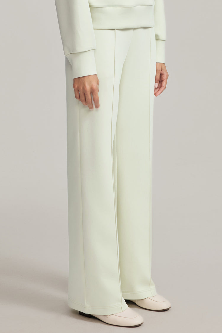 Women’s Luxe Flare Pant - Pistachio Cream