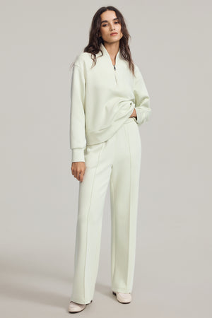 Women’s Luxe Flare Pant - Pistachio Cream