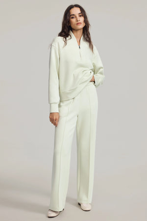 Women’s Luxe Wool Blend Pant - Pistachio Cream