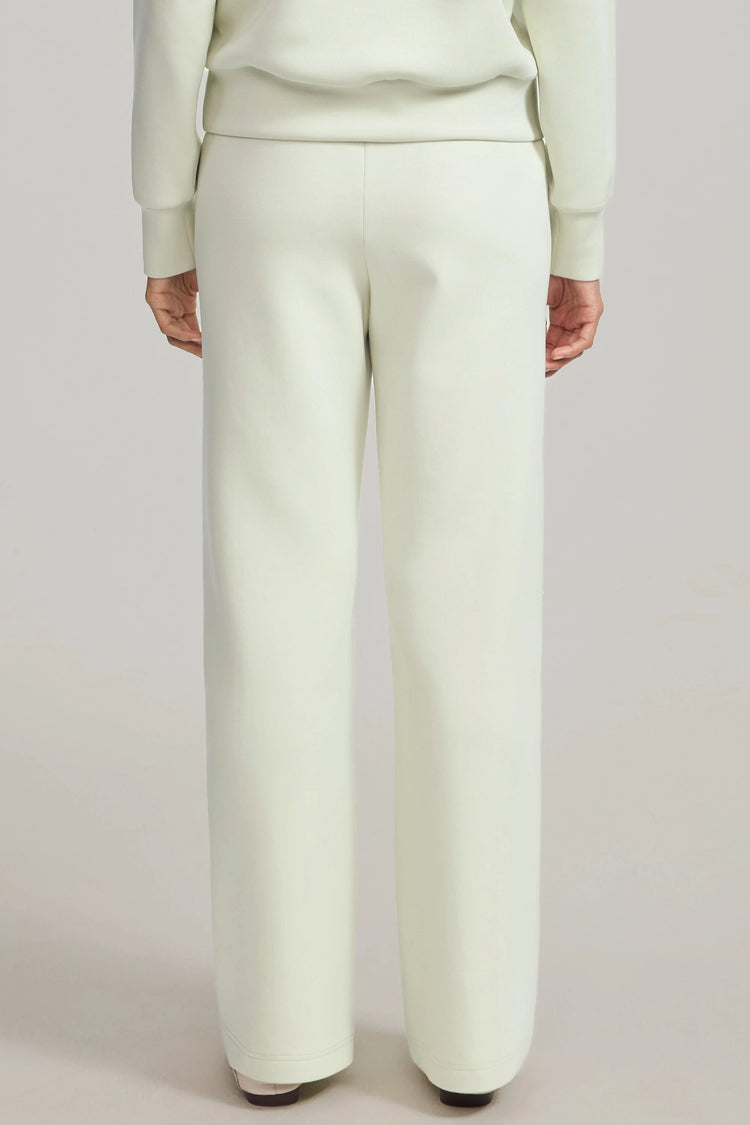 Women’s Luxe Wool Blend Pant - Pistachio Cream