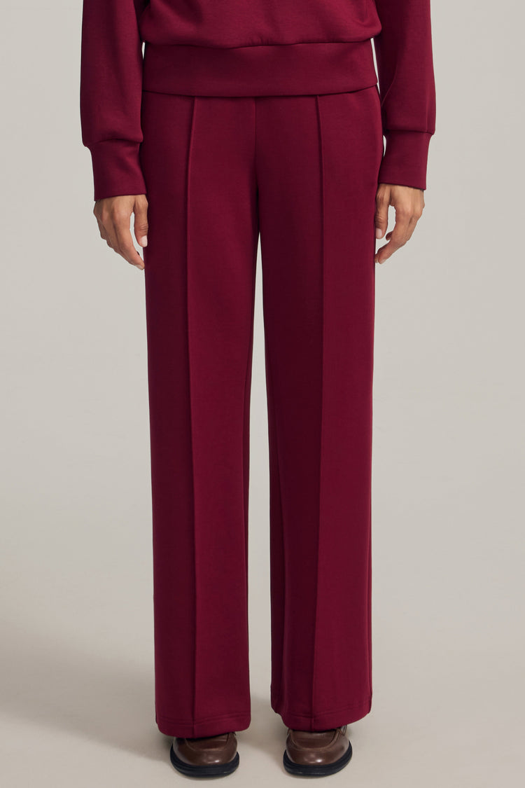 Women’s Luxe Flare Pant - Burgundy Wine