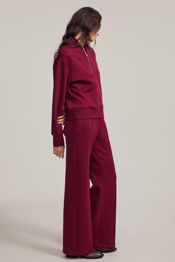 Women’s Luxe Flare Pant - Burgundy Wine