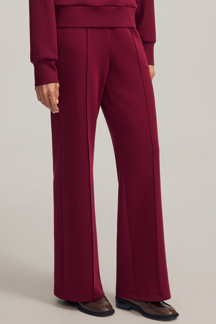 Women’s Luxe Flare Pant - Burgundy Wine