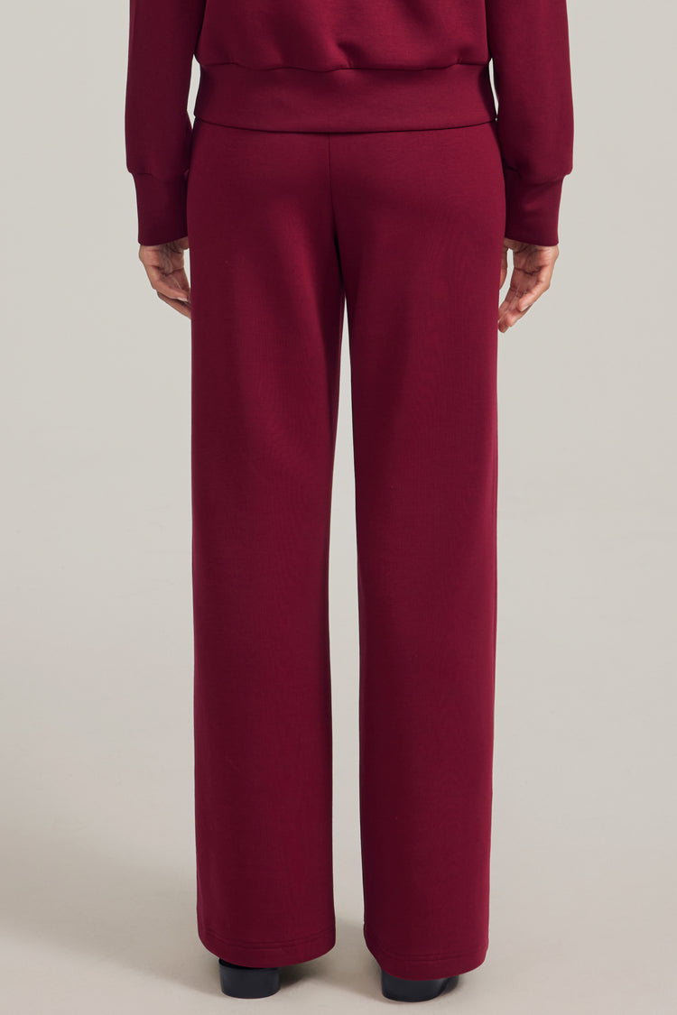 Women’s Luxe Flare Pant - Burgundy Wine