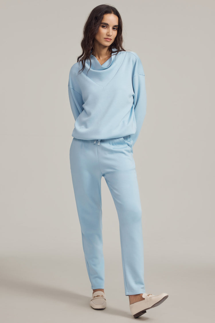 Women’s Soft Tapered Lounge Pant - Powder Blue