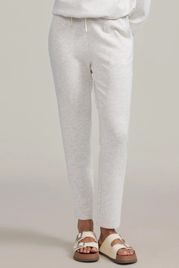Women’s Soft Tapered Lounge Pant - Heather Oatmilk