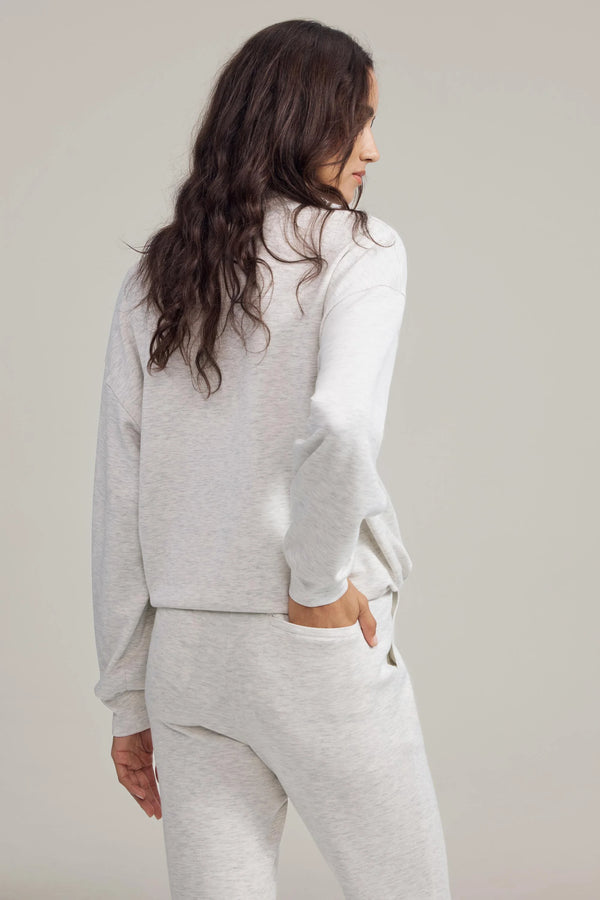 Women’s Soft Tapered Lounge Pant - Heather Oatmilk