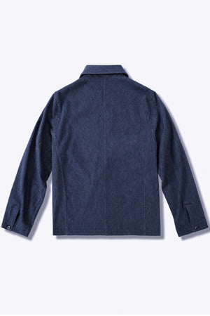 Men’s Utility Denim Overshirt Jacket - Indigo Rinse