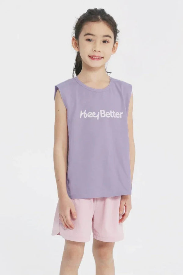 HeyBetter Antibacterial Performance Tanks Girls - FAMILYWEAR